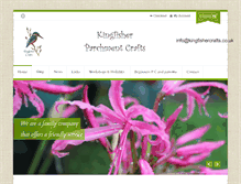 Tablet Screenshot of kingfishercrafts.co.uk